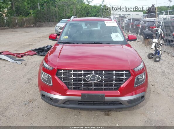 KMHRC8A38NU179907 2022 HYUNDAI VENUE Red Rear interior view