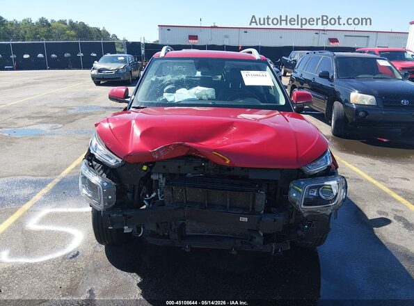 KMHRC8A38PU224394 2023 HYUNDAI VENUE Red ხელსაწყოთა პანელის ხედი