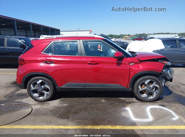 KMHRC8A38PU224394 2023 HYUNDAI VENUE Red უკანა სალონის ხედი