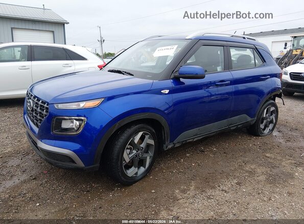 KMHRC8A38TU435783 2026 HYUNDAI VENUE Blue Передня ліва чверть