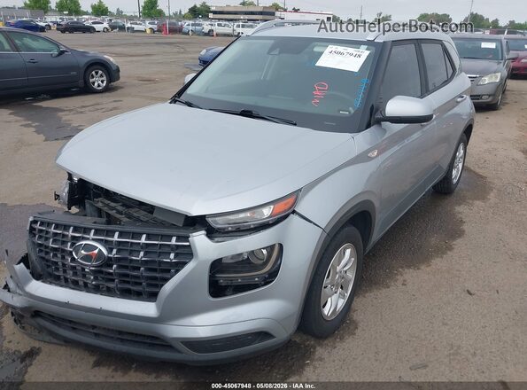 KMHRC8A39LU026448 2020 HYUNDAI VENUE Silver Передня ліва чверть