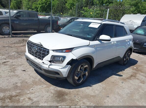 KMHRC8A39PU252608 2023 HYUNDAI VENUE White Передня ліва чверть