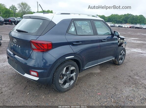 KMHRC8A3XPU212537 2023 HYUNDAI VENUE Blue Задня права чверть