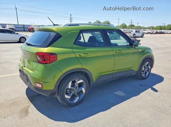 KMHRC8A3XPU217396 2023 HYUNDAI VENUE Green Rear right