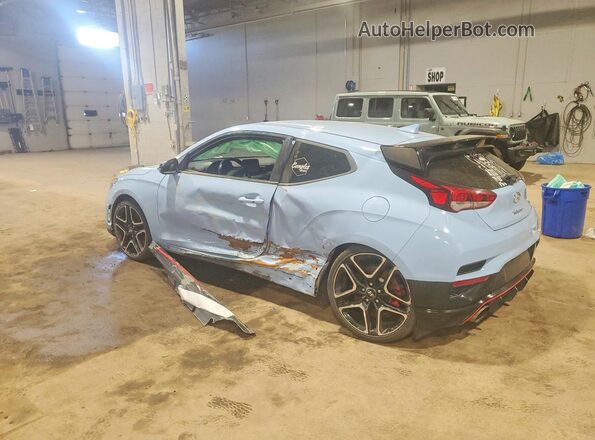 KMHT36AH3KU001386 2019 HYUNDAI VELOSTER Blue უკანა მარცხენა