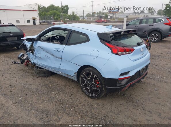 KMHT36AH5LU005019 2020 HYUNDAI VELOSTER N Синий Задняя левая четверть