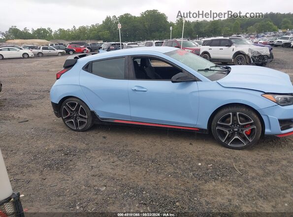 KMHT36AH5LU005019 2020 HYUNDAI VELOSTER N Синий Вид щитка приборов