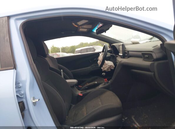 KMHT36AH5LU005019 2020 HYUNDAI VELOSTER N Синий Вид салона спереди