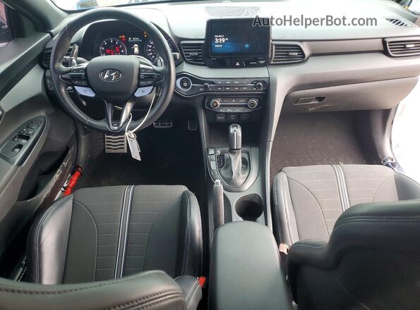 KMHT36AH6MU010389 2021 HYUNDAI VELOSTER White წინა პანელის ხედი