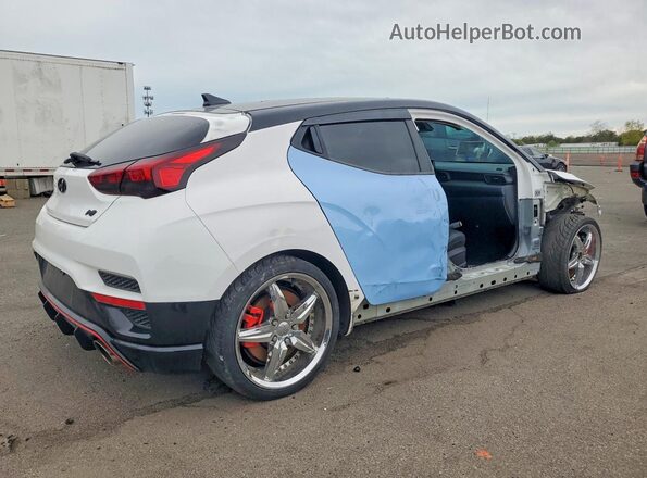 KMHT36AH6MU010389 2021 HYUNDAI VELOSTER White უკანა მარჯვენა