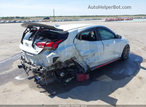 KMHT36AH7LU006818 2020 HYUNDAI VELOSTER N Белый Задняя правая четверть