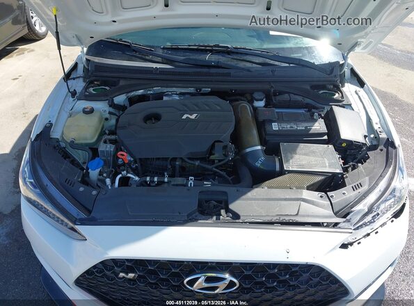 KMHT36AH7LU006818 2020 HYUNDAI VELOSTER N Белый Вид сзади