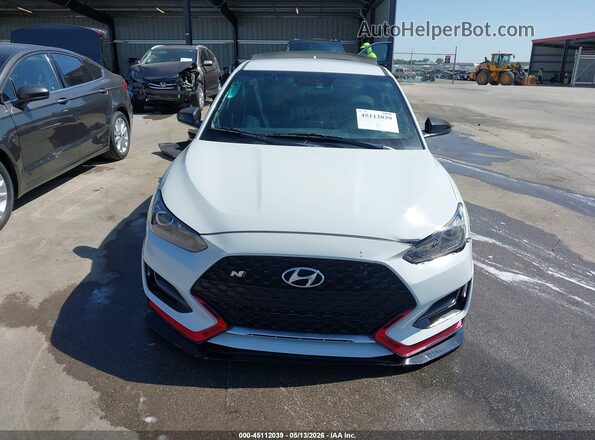 KMHT36AH7LU006818 2020 HYUNDAI VELOSTER N Белый Вид задней части салона