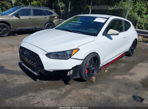 KMHT36AH8LU003748 2020 HYUNDAI VELOSTER N White Przód lewy