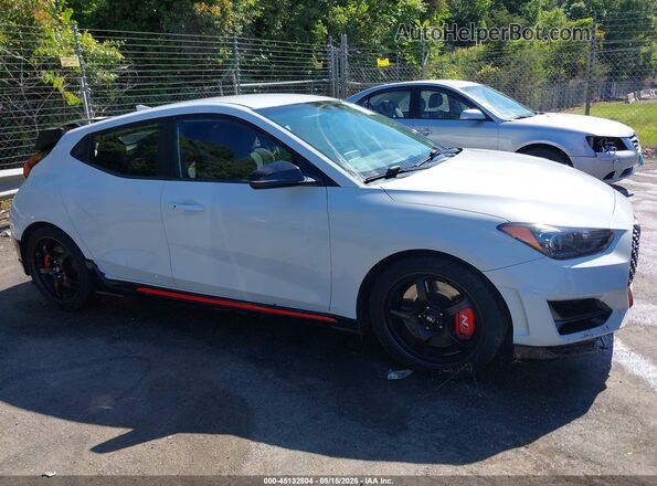 KMHT36AH8LU003748 2020 HYUNDAI VELOSTER N White Widok wnętrza z tyłu