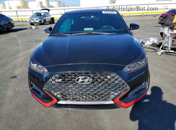 KMHT36AH8LU005984 2020 HYUNDAI VELOSTER Черный Вид спереди