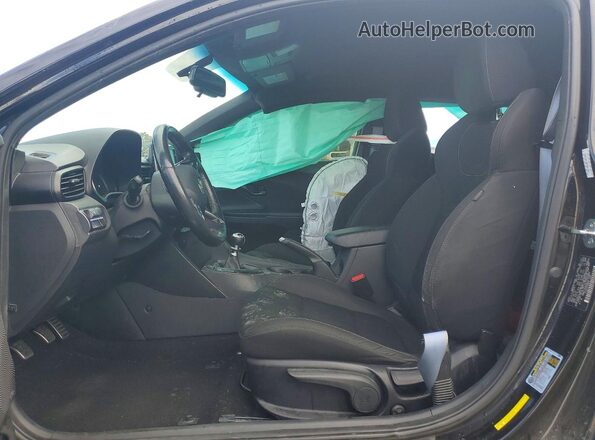 KMHT36AH8LU005984 2020 HYUNDAI VELOSTER Черный Вид салона спереди
