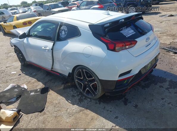KMHT36AH8NU014137 2022 HYUNDAI VELOSTER N White Trasero izquierdo