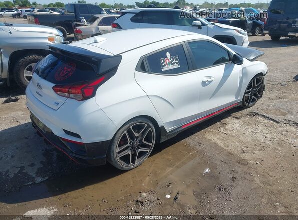 KMHT36AH8NU014137 2022 HYUNDAI VELOSTER N White Trasero derecho