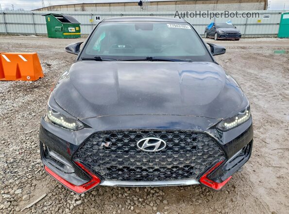 KMHT36AHXNU013247 2022 HYUNDAI VELOSTER Black Widok z przodu