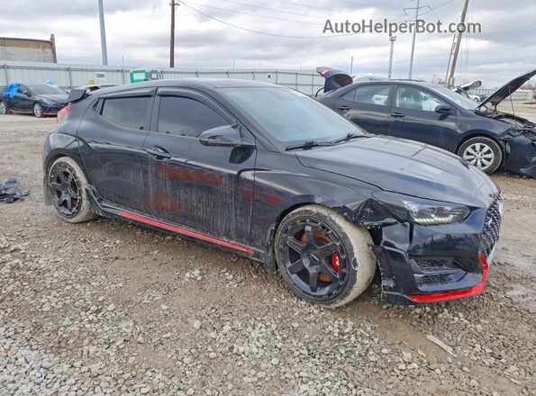 KMHT36AHXNU013247 2022 HYUNDAI VELOSTER Black Przód prawy