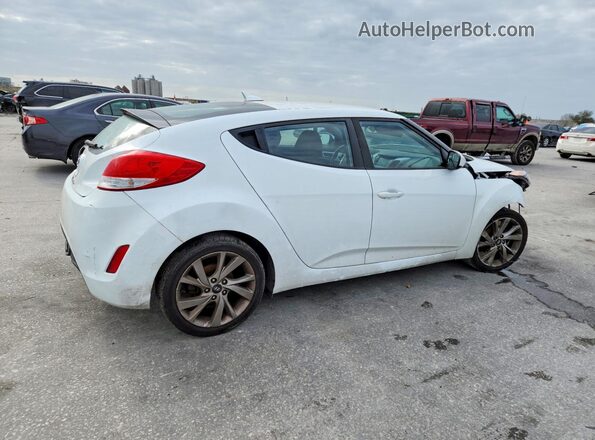 KMHTC6AD2HU305492 2017 HYUNDAI VELOSTER Белый Задняя правая четверть