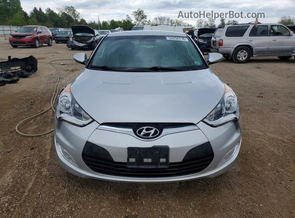 KMHTC6AD2HU306092 2017 HYUNDAI VELOSTER Silver წინა ხედი