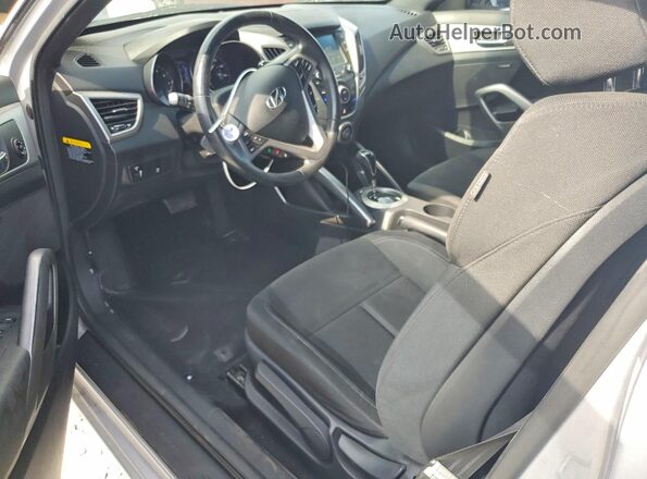 KMHTC6AD2HU317626 2017 HYUNDAI VELOSTER Silver Вид панелі приладів