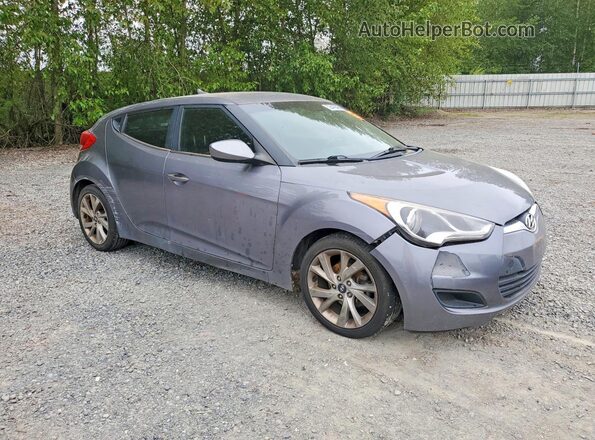 KMHTC6AD3GU262876 2016 HYUNDAI VELOSTER Gray 