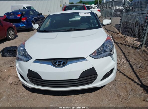 KMHTC6AD3GU289625 2016 HYUNDAI VELOSTER White Вид щитка приладів