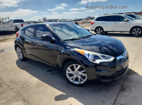 KMHTC6AD3GU300798 2016 HYUNDAI VELOSTER Черный Передняя правая четверть