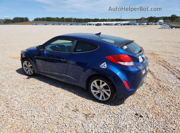 KMHTC6AD4HU322391 2017 HYUNDAI VELOSTER Blue Rear left