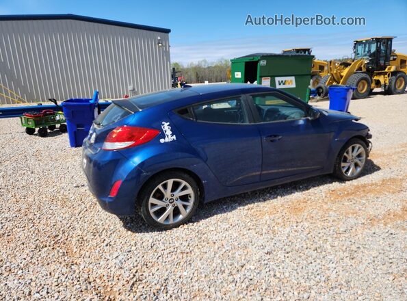 KMHTC6AD4HU322391 2017 HYUNDAI VELOSTER Blue Rear right