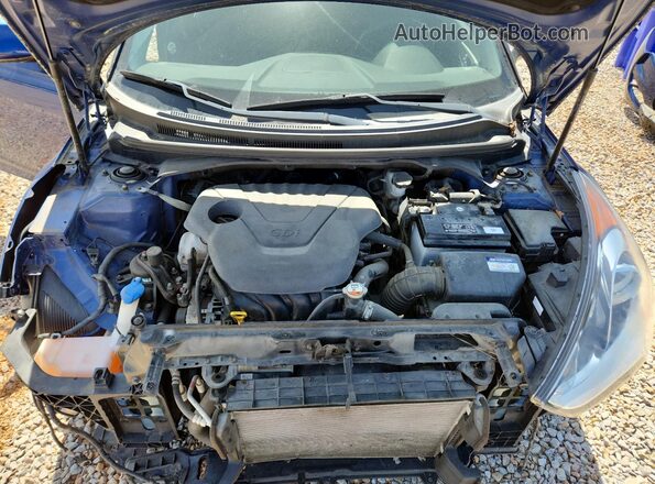 KMHTC6AD4HU322391 2017 HYUNDAI VELOSTER Blue Rear interior view