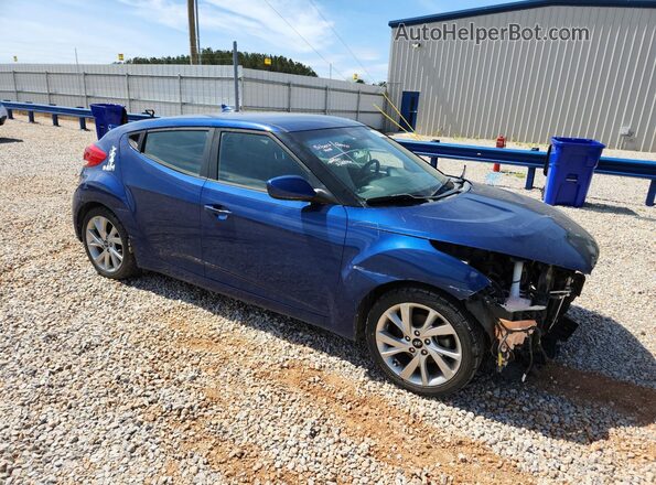 KMHTC6AD4HU322391 2017 HYUNDAI VELOSTER Blue Front right