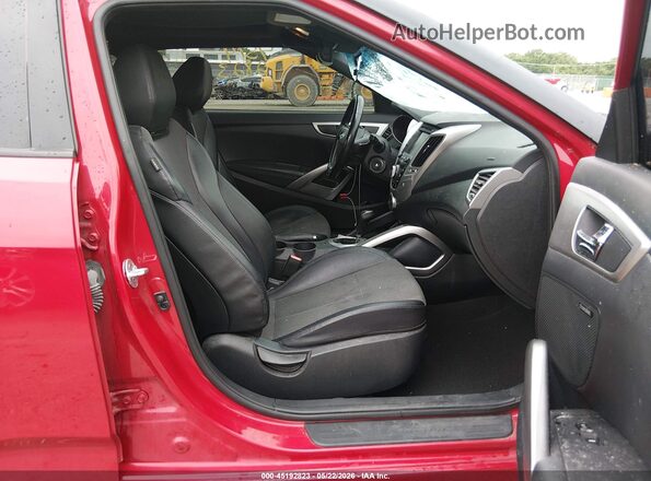 KMHTC6AD5GU291151 2016 HYUNDAI VELOSTER Red 