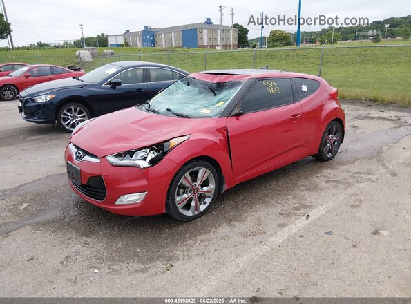KMHTC6AD5GU291151 2016 HYUNDAI VELOSTER Red 