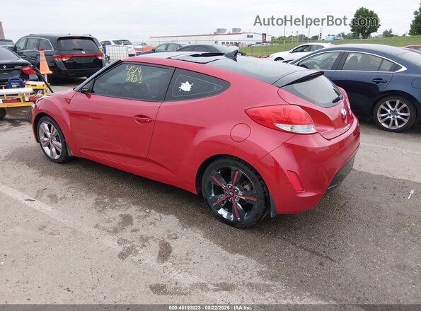 KMHTC6AD5GU291151 2016 HYUNDAI VELOSTER Red 