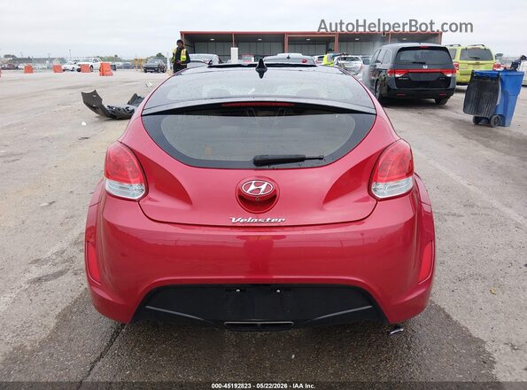 KMHTC6AD5GU291151 2016 HYUNDAI VELOSTER Red 