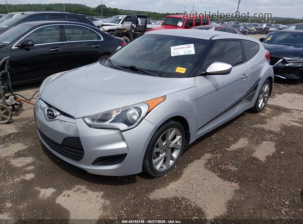 KMHTC6AD6GU280613 2016 HYUNDAI VELOSTER Silver Առջևի ձախ երեք քառորդ տեսարան