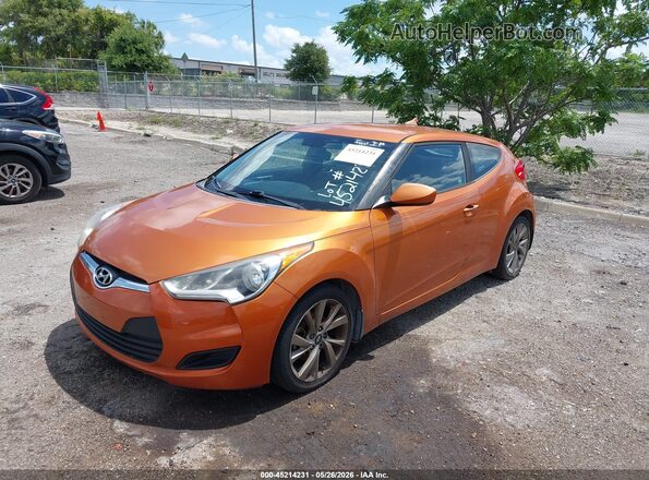 KMHTC6AD6GU297220 2016 HYUNDAI VELOSTER Оранжевый Передняя левая четверть