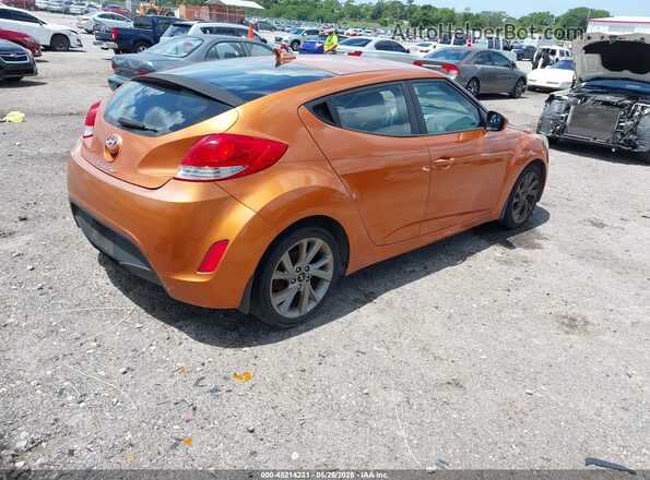 KMHTC6AD6GU297220 2016 HYUNDAI VELOSTER Оранжевый Задняя правая четверть