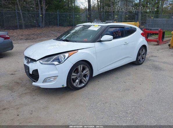 KMHTC6AD6HU321338 2017 HYUNDAI VELOSTER White 