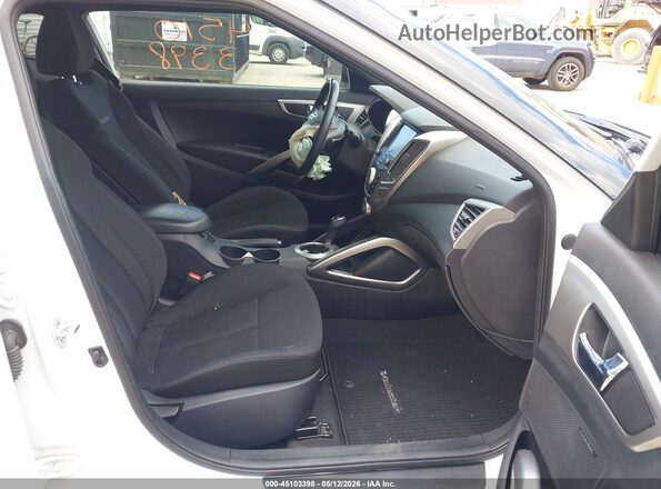 KMHTC6AD6HU321338 2017 HYUNDAI VELOSTER White 