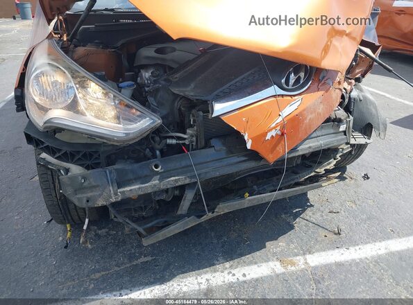 KMHTC6AD7HU307383 2017 HYUNDAI VELOSTER Orange Vista frontal