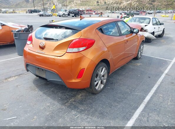 KMHTC6AD7HU307383 2017 HYUNDAI VELOSTER Orange Trasero derecho
