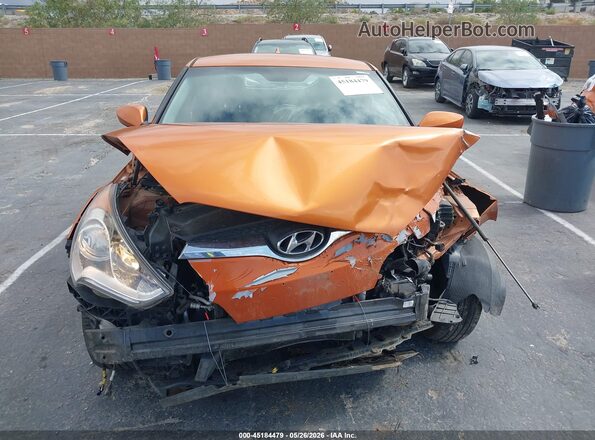 KMHTC6AD7HU307383 2017 HYUNDAI VELOSTER Orange Vista interior trasera