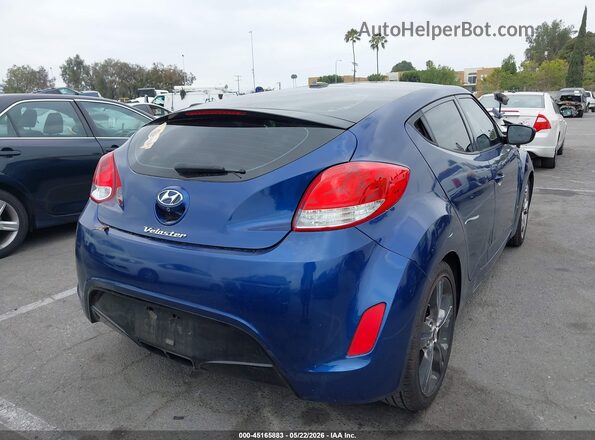 KMHTC6AD7HU321610 2017 HYUNDAI VELOSTER Blue Trasero derecho