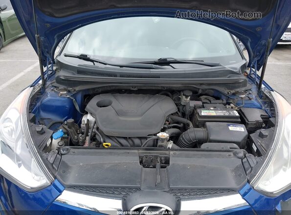 KMHTC6AD7HU321610 2017 HYUNDAI VELOSTER Blue Vista trasera