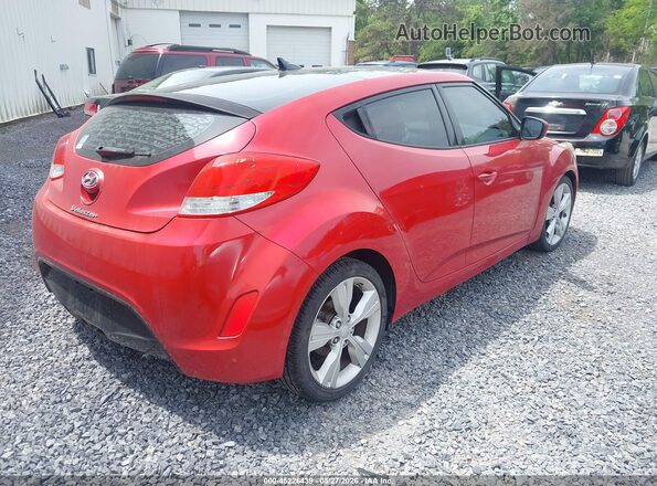 KMHTC6AD8HU321079 2017 HYUNDAI VELOSTER Красный Задняя правая четверть